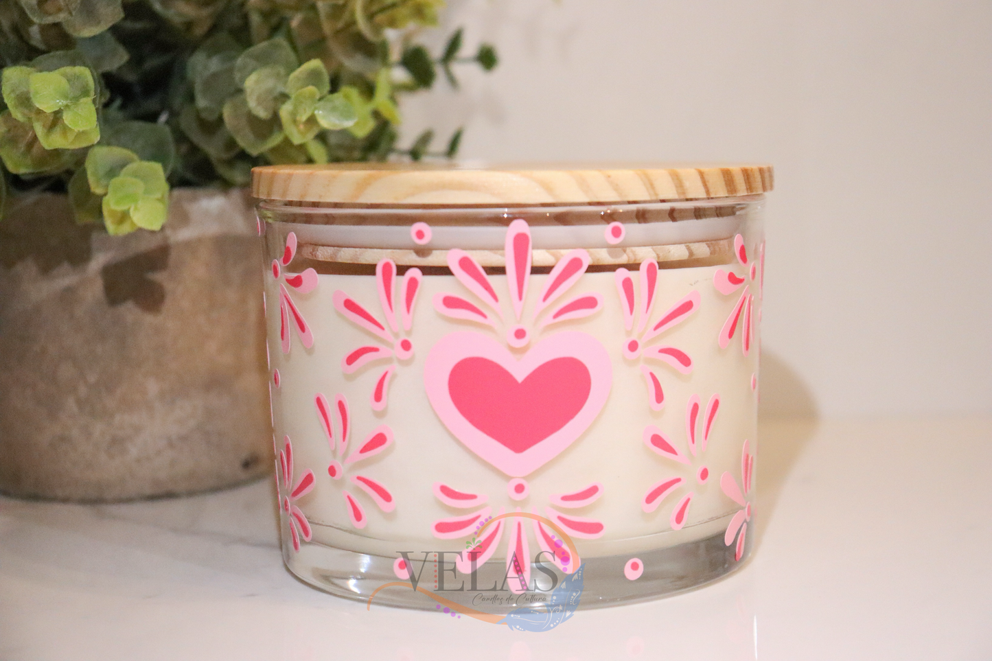 Te Amo 3 wick candle